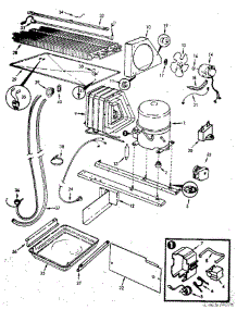 Refrigerator / Unit Compartment & System parts for Jenn-Air Refrigerator JRTI214B / 8C04A from AppliancePartsPros.com