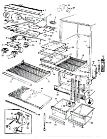 Fresh Food Compartment parts for Jenn-Air Refrigerator JRT172RB / AJ21A from AppliancePartsPros.com