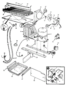 Unit Compartment & System parts for Jenn-Air Refrigerator JRT152B / AJ01A from AppliancePartsPros.com