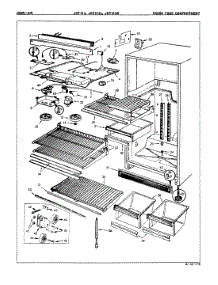 03 - Fresh Food Compartment parts for Jenn-Air Refrigerator JRT153R / 7C56A from AppliancePartsPros.com