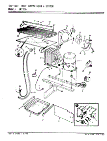 04 - Unit Compartment & System parts for Jenn-Air Refrigerator JRT236 / AJ95A from AppliancePartsPros.com