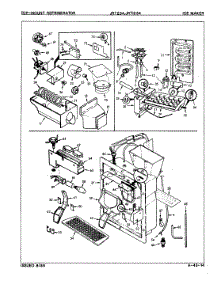 04 - Ice Maker parts for Jenn-Air Refrigerator JRTI234 / 8C05A from AppliancePartsPros.com