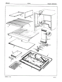 02 - Freezer Compartment parts for Jenn-Air Refrigerator JRT194 / 7C53A from AppliancePartsPros.com