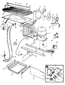 Unit parts for Jenn-Air Refrigerator JRT216B / AJ73C from AppliancePartsPros.com