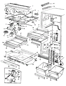 Fresh Food Compartment parts for Jenn-Air Refrigerator JRT216B / AJ73C from AppliancePartsPros.com