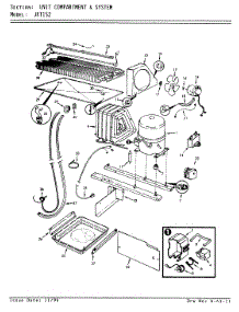 04 - Unit Compartment & System parts for Jenn-Air Refrigerator JRT152 / AJ01B from AppliancePartsPros.com