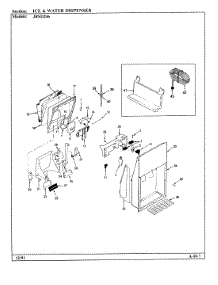 05 - Ice & Water Dispenser parts for Jenn-Air Refrigerator JRSD246 / AQ81B from AppliancePartsPros.com