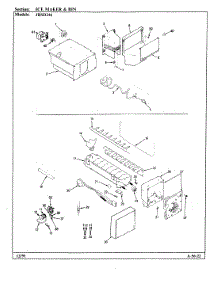 06 - Ice Maker & Bin parts for Jenn-Air Refrigerator JRSD246 / AQ81B from AppliancePartsPros.com