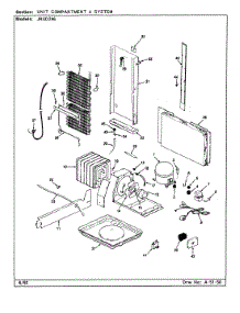 08 - Unit Compartment & System parts for Jenn-Air Refrigerator JRSD246 / BQ82B from AppliancePartsPros.com