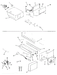 Ice Maker & Bin parts for Jenn-Air Refrigerator JRSD246B / BQ82A from AppliancePartsPros.com
