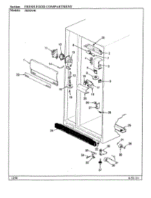 03 - Fresh Food Compartment parts for Jenn-Air Refrigerator JRSD246 / AQ81A from AppliancePartsPros.com