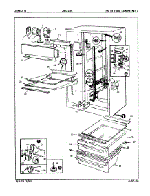 03 - Fresh Food Compartment parts for Jenn-Air Refrigerator JRSI205 / 9Q05B from AppliancePartsPros.com
