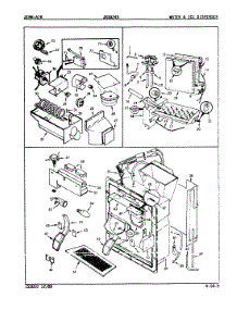 06 - Water & Ice Dispenser parts for Jenn-Air Refrigerator JRSD245 / 9Q25A from AppliancePartsPros.com