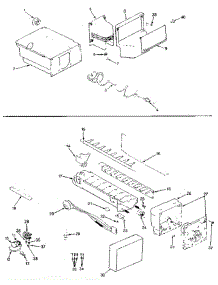 Ice Maker & Bin parts for Jenn-Air Refrigerator JRSD246B / AQ81B from AppliancePartsPros.com