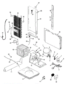 Unit Compartment & System parts for Jenn-Air Refrigerator JRSD246B / BQ81A from AppliancePartsPros.com