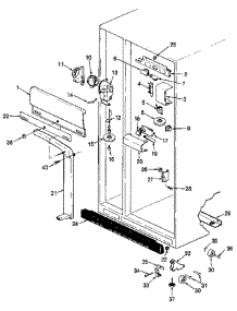 Fresh Food Compartment parts for Jenn-Air Refrigerator JRSD246B / BQ81A from AppliancePartsPros.com