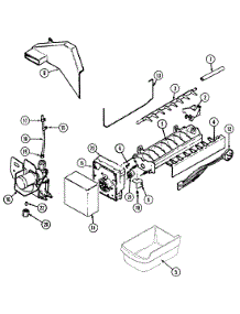 05 - Optional Ice Maker Kit (Ice) parts for Jenn-Air Refrigerator JRS228B from AppliancePartsPros.com
