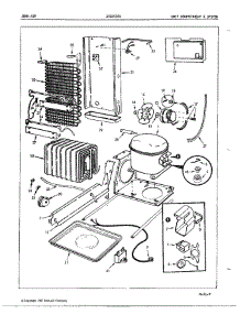Unit Compartment And System parts for Jenn-Air Refrigerator 24882 from AppliancePartsPros.com