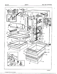 Fresh Food Compartment parts for Jenn-Air Refrigerator 24882 from AppliancePartsPros.com