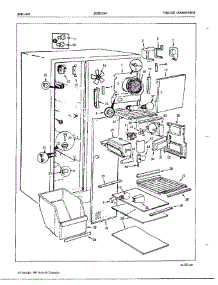 Freezer Compartment parts for Jenn-Air Refrigerator 24882 from AppliancePartsPros.com