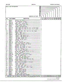 Freezer Compartment Page 2 parts for Jenn-Air Refrigerator 24882 from AppliancePartsPros.com