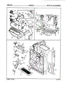 08 - Water & Ice Dispenser parts for Jenn-Air Refrigerator JRSDX244 / 7N15A from AppliancePartsPros.com