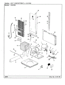 08 - Unit Compartment & System parts for Jenn-Air Refrigerator JRSD226 / BQ31A from AppliancePartsPros.com