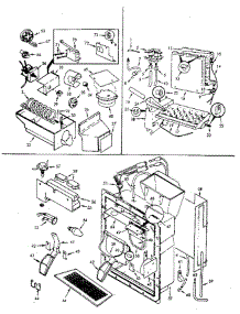 Water & Ice Dispenser parts for Jenn-Air Refrigerator JRSDX244B / 8N05A from AppliancePartsPros.com