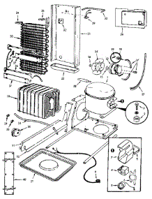 Unit parts for Jenn-Air Refrigerator JRSD225B / 9Q20A from AppliancePartsPros.com