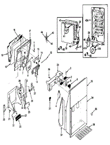Ice & Water Dispenser parts for Jenn-Air Refrigerator JRSD226B / BQ32A from AppliancePartsPros.com