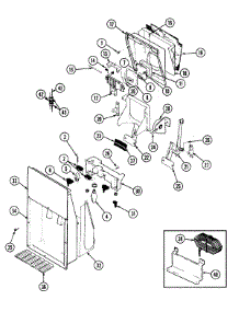 05 - Ice & Water Dispenser parts for Jenn-Air Refrigerator JRSD227B / DQ34A from AppliancePartsPros.com