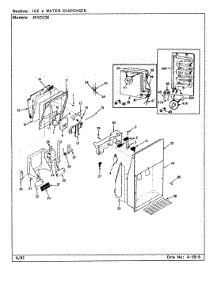 03 - Ice & Water Dispenser parts for Jenn-Air Refrigerator JRSD226 / BQ32B from AppliancePartsPros.com