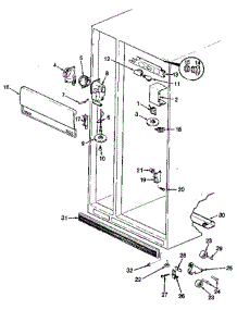 Fresh Food Compartment parts for Jenn-Air Refrigerator JRSD226B / BQ31A from AppliancePartsPros.com