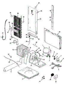 Unit Compartment & System parts for Jenn-Air Refrigerator JRSD226B / BQ32B from AppliancePartsPros.com
