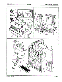 07 - Water & Ice Dispenser parts for Jenn-Air Refrigerator JRSD224 / 8N61A from AppliancePartsPros.com