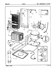 05 - Unit Compartment & System parts for Jenn-Air Refrigerator JRS221 / 9Q10B from AppliancePartsPros.com