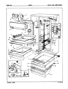 03 - Fresh Food Compartment parts for Jenn-Air Refrigerator JRS221 / 9Q10B from AppliancePartsPros.com