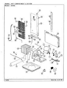 06 - Unit Compartment & System parts for Jenn-Air Refrigerator JRS205W / DQ02A from AppliancePartsPros.com