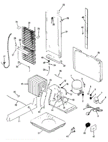 Unit Compartment & System parts for Jenn-Air Refrigerator JRS203B / BQ01A from AppliancePartsPros.com