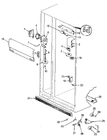 Fresh Food Compartment parts for Jenn-Air Refrigerator JRS203B / BQ01A from AppliancePartsPros.com