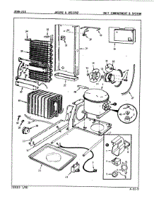 05 - Unit Compartment & System parts for Jenn-Air Refrigerator JRS202 / 7N05A from AppliancePartsPros.com