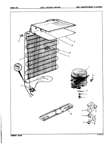 02 - Unit Compartment & System parts for Jenn-Air Refrigerator JRC5 / E7S019 from AppliancePartsPros.com