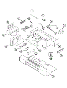 02 - Controls parts for Jenn-Air Refrigerator JSD2774ARB from AppliancePartsPros.com