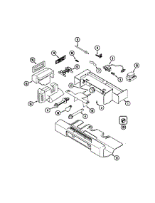 Controls parts for Jenn-Air Refrigerator JSD2574ARA from AppliancePartsPros.com