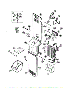 Freezer Compartment parts for Jenn-Air Refrigerator JSD2574ARA from AppliancePartsPros.com