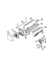 Ice Maker parts for Jenn-Air Refrigerator JSD2574ARA from AppliancePartsPros.com