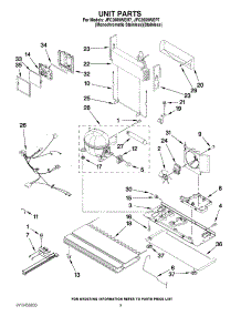 05 - Unit Parts parts for Jenn-Air Refrigerator JFC2089WEP7 from AppliancePartsPros.com
