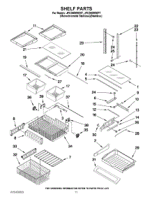 06 - Shelf Parts parts for Jenn-Air Refrigerator JFC2089WEP7 from AppliancePartsPros.com
