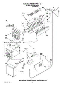 11 - Icemaker Parts parts for Jenn-Air Refrigerator JB36NXFXRW01 from AppliancePartsPros.com