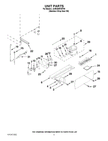 04 - Unit Parts parts for Jenn-Air Refrigerator JUR248RYEP00 from AppliancePartsPros.com